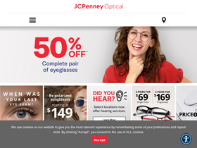 'jcpenneyoptical.com' screenshot