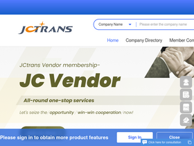'jctrans.net' screenshot