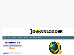 'jdownloader.org' screenshot