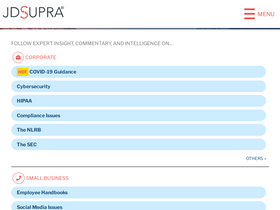 'jdsupra.com' screenshot