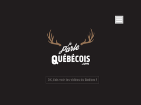 'je-parle-quebecois.com' screenshot