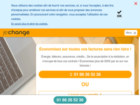 'jechange.fr' screenshot