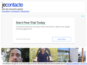 'jecontacte.com' screenshot