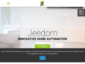 'jeedom.com' screenshot