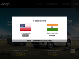 'jeep-india.com' screenshot
