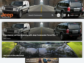 'jeepcommander.com' screenshot