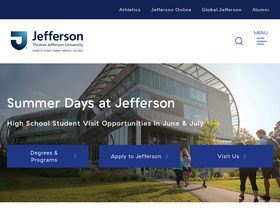 'jefferson.edu' screenshot