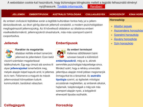 'jellemrajzok.com' screenshot