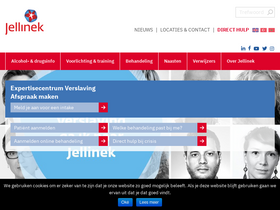 'jellinek.nl' screenshot
