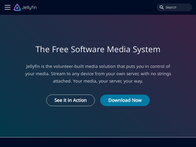 'jellyfin.org' screenshot