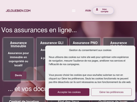 'jelouebien.com' screenshot