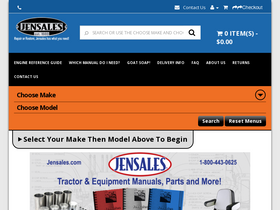 'jensales.com' screenshot