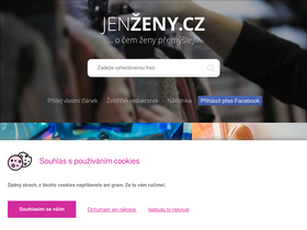 'jenzeny.cz' screenshot