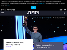 'jeopardy.com' screenshot