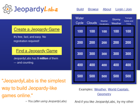 'jeopardylabs.com' screenshot