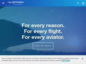 'jeppesen.com' screenshot