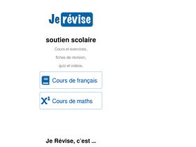'jerevise.fr' screenshot