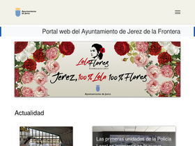 'jerez.es' screenshot