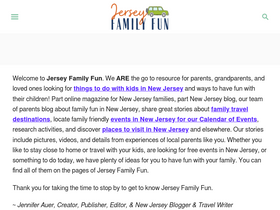 'jerseyfamilyfun.com' screenshot