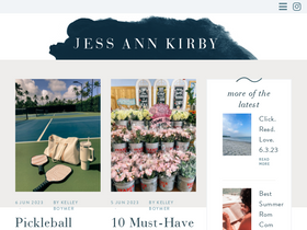 'jessannkirby.com' screenshot
