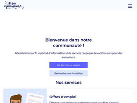 'jesuisanimateur.fr' screenshot