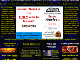 'jesus-is-savior.com' screenshot