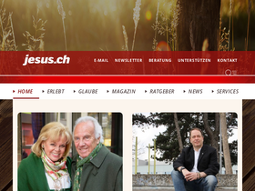 'jesus.ch' screenshot