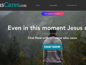 'jesuscares.com' screenshot
