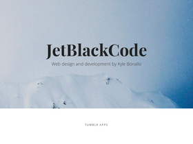 'jetblackcode.com' screenshot