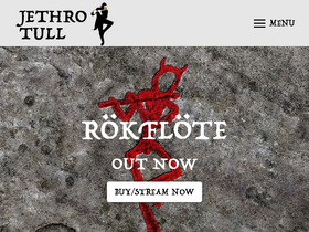 'jethrotull.com' screenshot