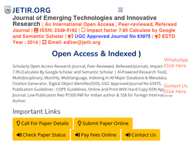 'jetir.org' screenshot