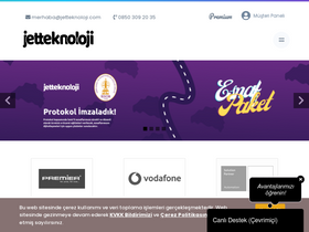'jetteknoloji.com' screenshot