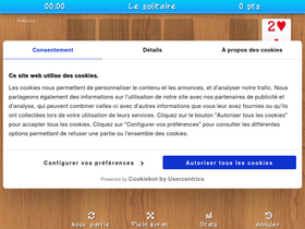 'jeu-du-solitaire.com' screenshot