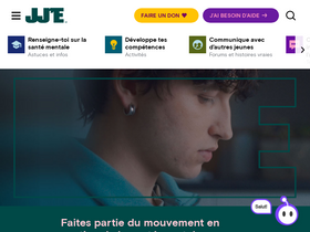 'jeunessejecoute.ca' screenshot
