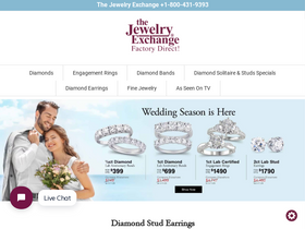 'jewelryexchange.com' screenshot