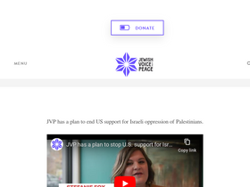 'jewishvoiceforpeace.org' screenshot