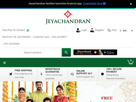 'jeyachandran.com' screenshot