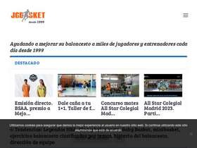 'jgbasket.net' screenshot