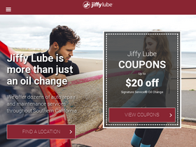 'jiffylubesocal.com' screenshot