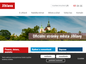 'jihlava.cz' screenshot