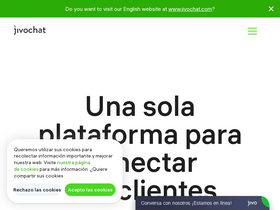 'jivochat.es' screenshot