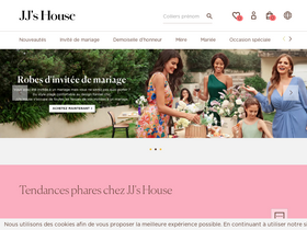 'jjshouse.fr' screenshot