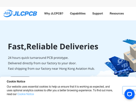 'jlcpcb.com' screenshot