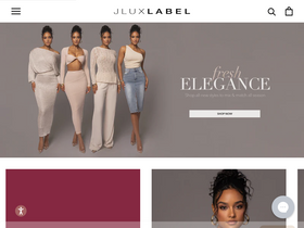 'jluxlabel.com' screenshot
