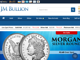 'jmbullion.com' screenshot