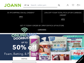 'joann.com' screenshot