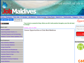 'job-maldives.com' screenshot