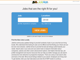 'jobhat.com' screenshot