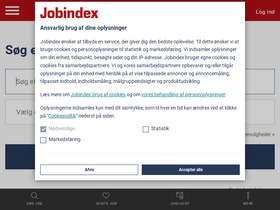 'jobindex.dk' screenshot