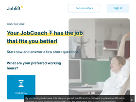 'joblift.fr' screenshot